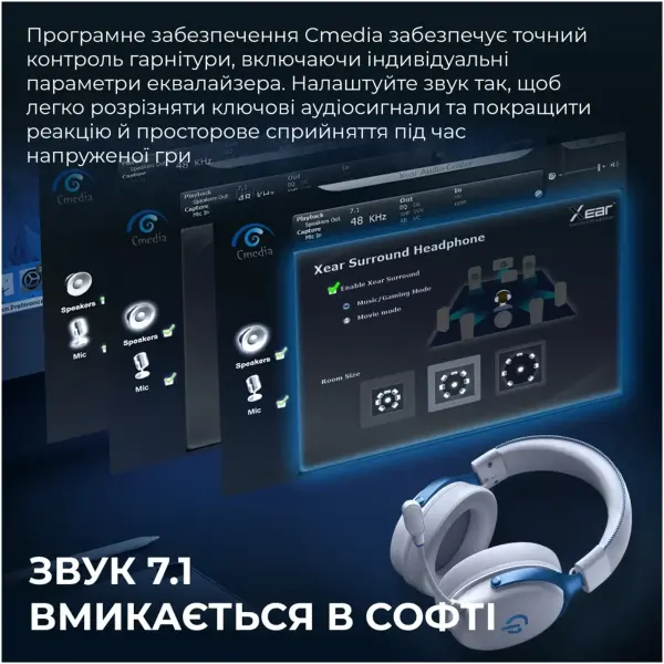Купить Наушники GamePro Asgard Skadi White (HSW191WB) - фото 19