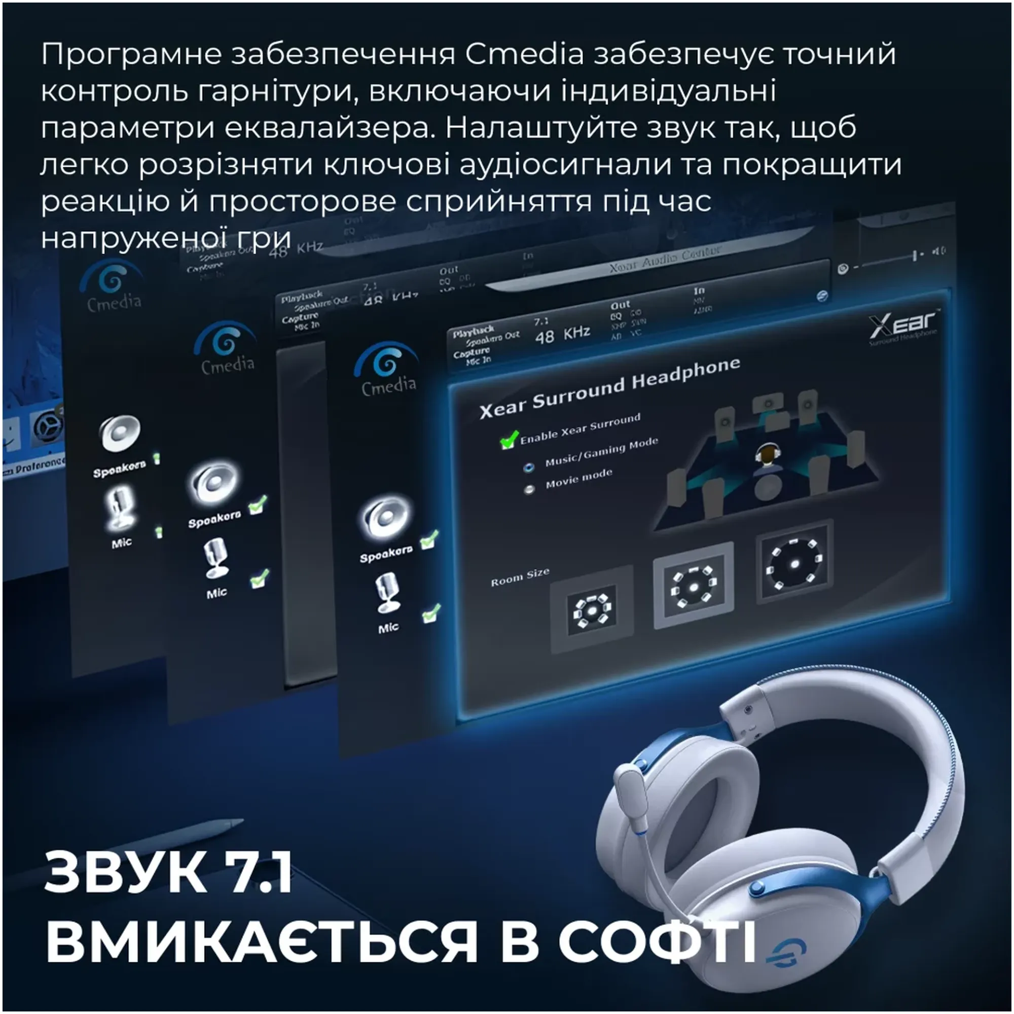 Купить Наушники GamePro Asgard Skadi White (HSW191WB) - фото 19