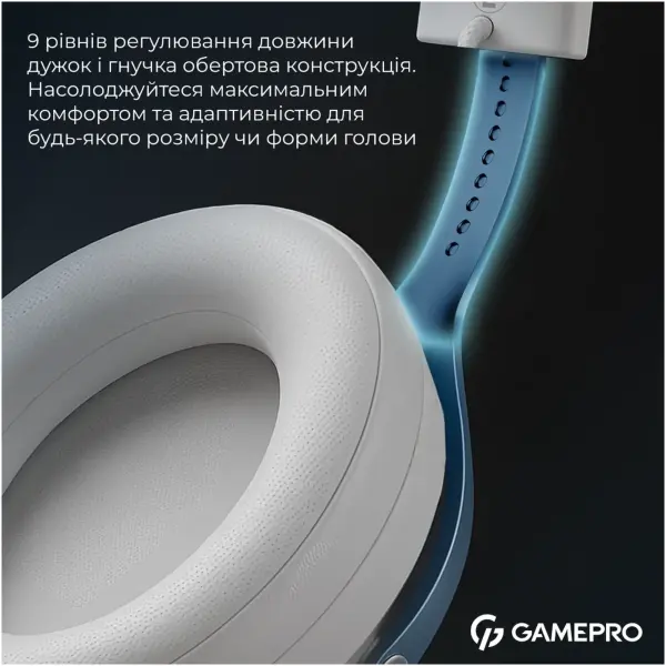 Купить Наушники GamePro Asgard Skadi White (HSW191WB) - фото 20