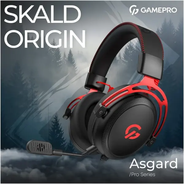 Купить Наушники GamePro Asgard Skald Origin Black/Red (HS850BR) - фото 8