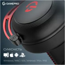 Купить Наушники GamePro Asgard Skald Origin Black/Red (HS850BR) - фото 10
