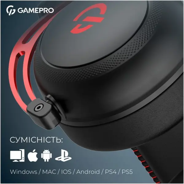 Купить Наушники GamePro Asgard Skald Origin Black/Red (HS850BR) - фото 10
