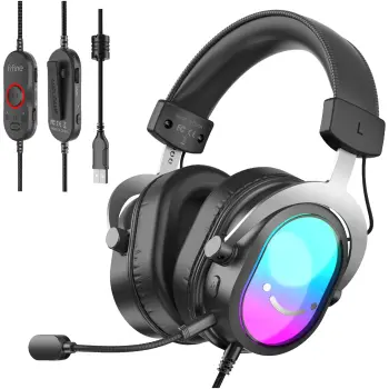 Купить Наушники Fifine H16 RGB Black - фото 1