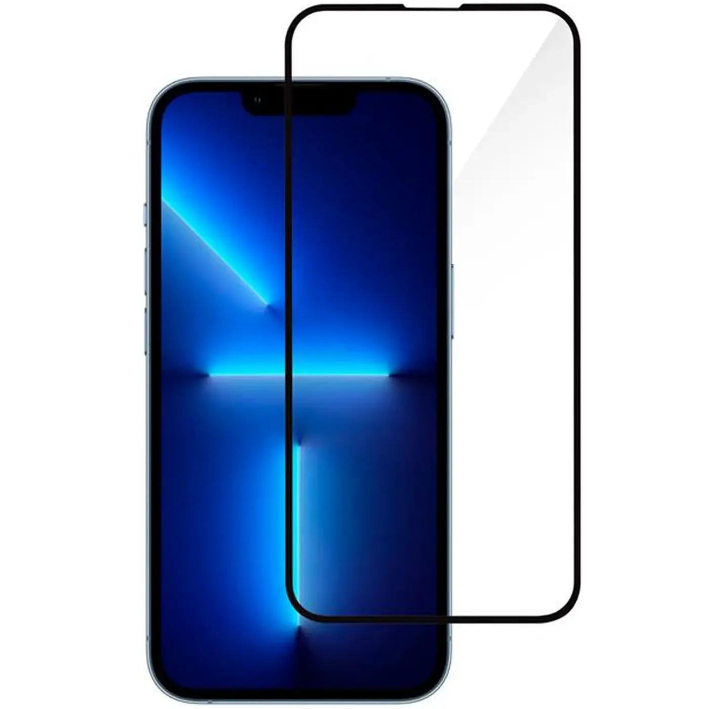 Купить Защитное стекло 2E для iPhone 13 / 13 Pro 2.5D FCFG (1 Pack) Black (2E-IP-13-6.1-SMFCFG-BB) - фото 1