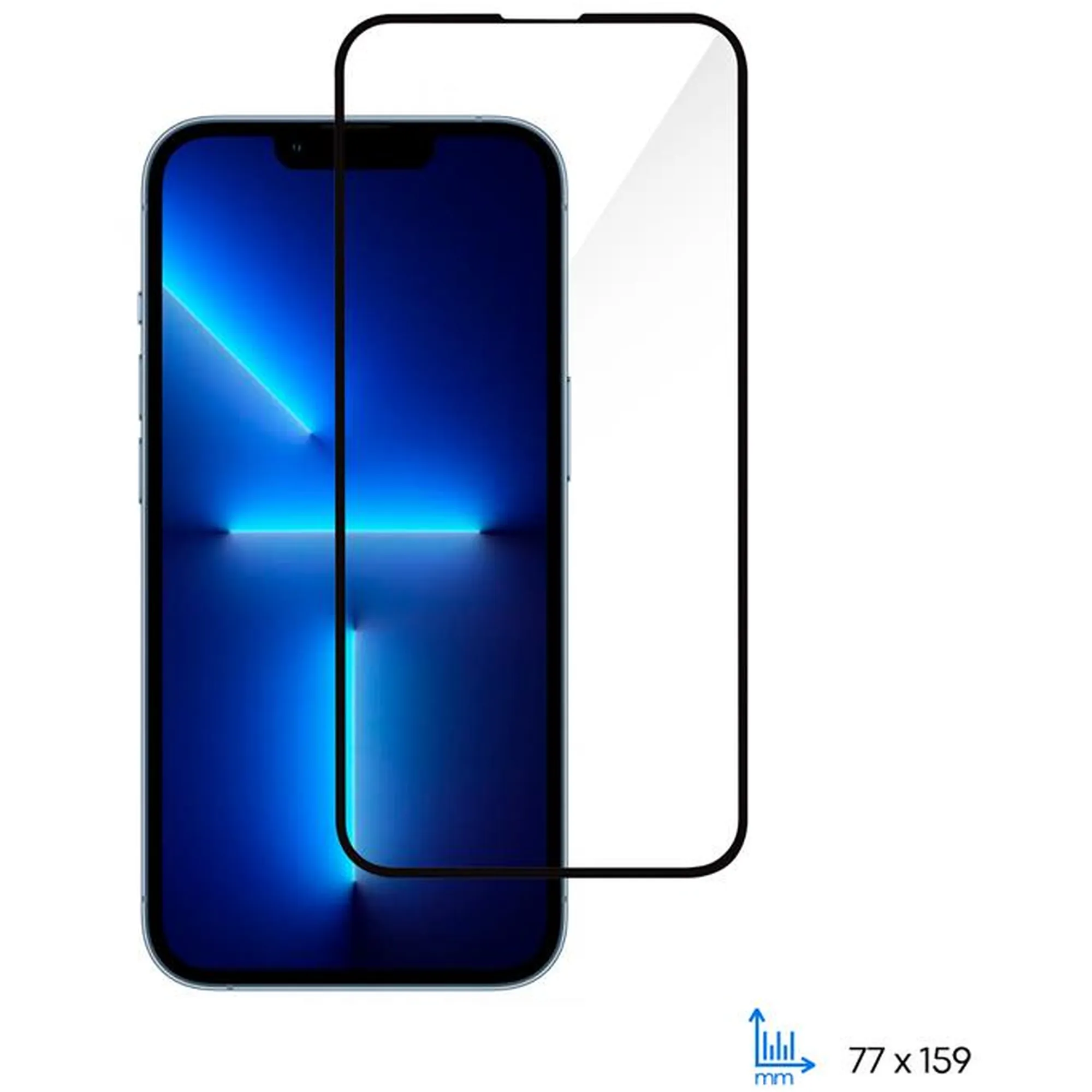 Купить Защитное стекло 2E для iPhone 13 / 13 Pro 2.5D FCFG (1 Pack) Black (2E-IP-13-6.1-SMFCFG-BB) - фото 2