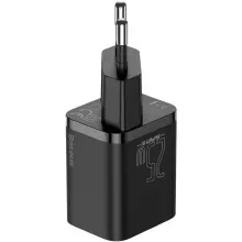 Купить Зарядное устройство Baseus Super Si USB-C 25W Black + кабель USB-C (TZCCSUP-L01) - фото 3