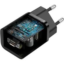 Купить Зарядное устройство Baseus Super Si USB-C 25W Black + кабель USB-C (TZCCSUP-L01) - фото 7