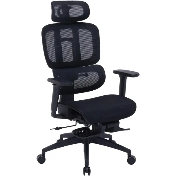 Купить Кресло офисное OfficePro Skyline Footrest OC750-B-B-B Black - фото 2