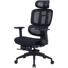 Купить Кресло офисное OfficePro Skyline Footrest OC750-B-B-B Black - фото 3