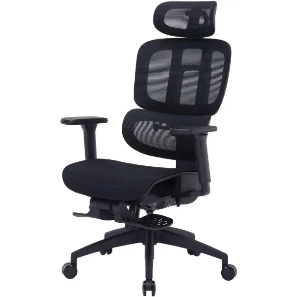Купить Кресло офисное OfficePro Skyline Footrest OC750-B-B-B Black - фото 3