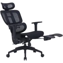 Купить Кресло офисное OfficePro Skyline Footrest OC750-B-B-B Black - фото 6