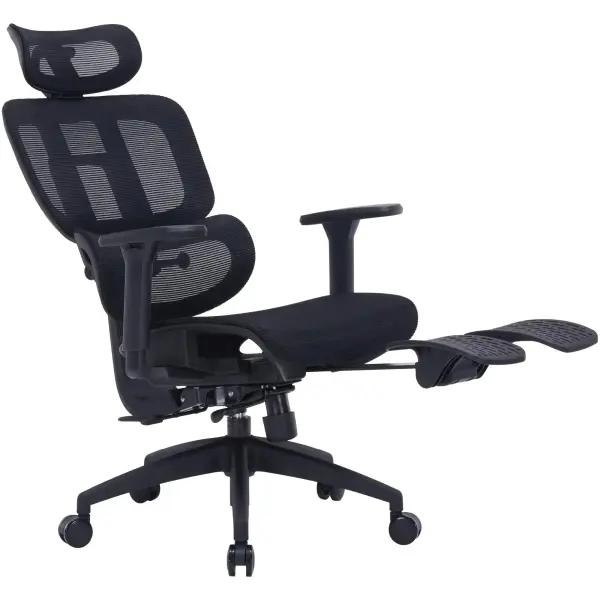 Купить Кресло офисное OfficePro Skyline Footrest OC750-B-B-B Black - фото 6