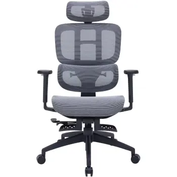 Купить Кресло офисное OfficePro Skyline Footrest OC750-B-DG-DG Black/Dark Gray - фото 1