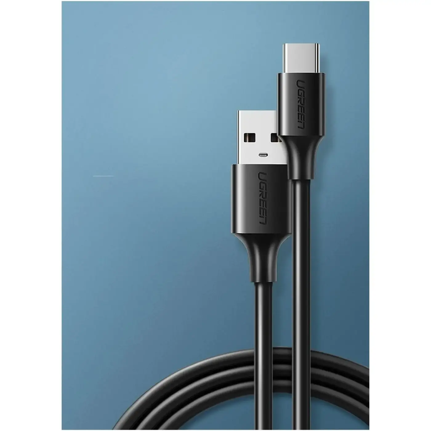 Купити Кабель UGREEN US287 USB2.0 - USB-C 3A 3m Black (60826) - фото 2