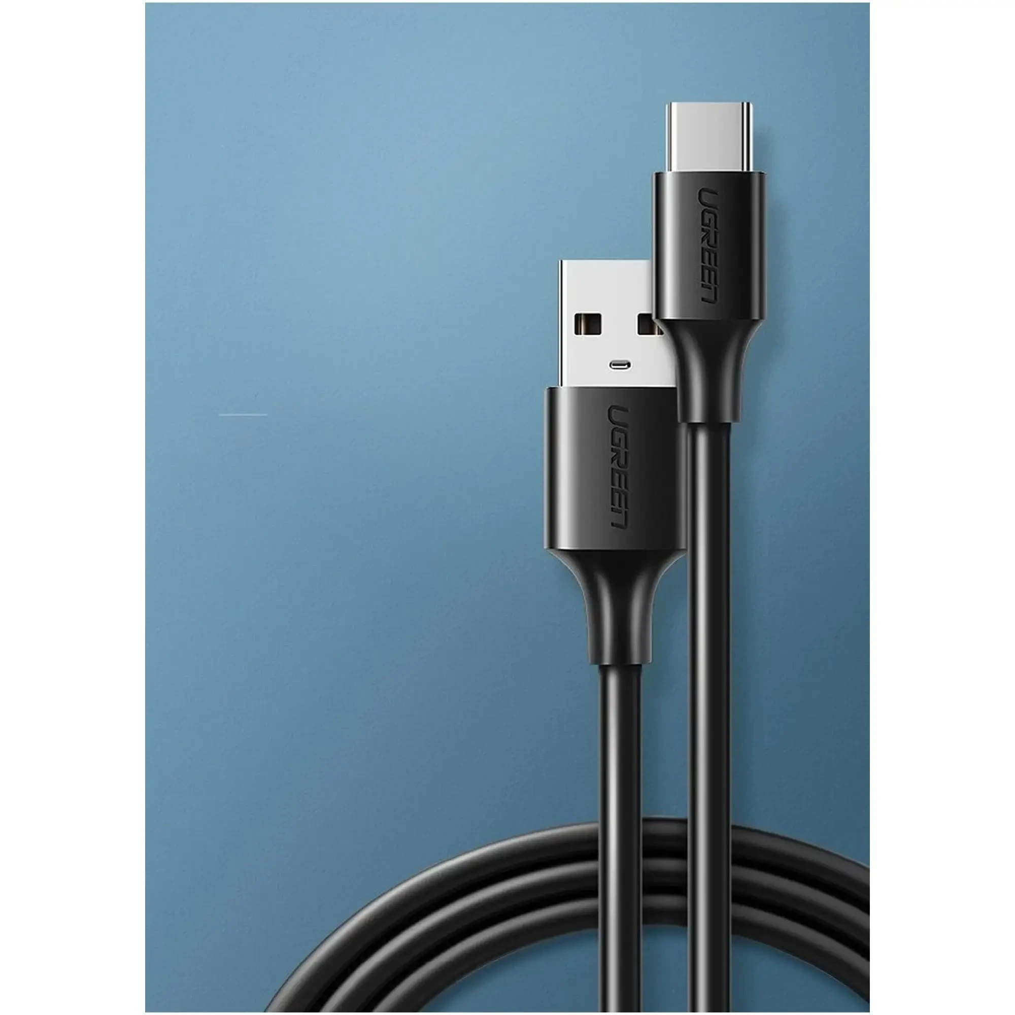 Купити Кабель UGREEN US287 USB2.0 - USB-C 3A 3m Black (60826) - фото 2