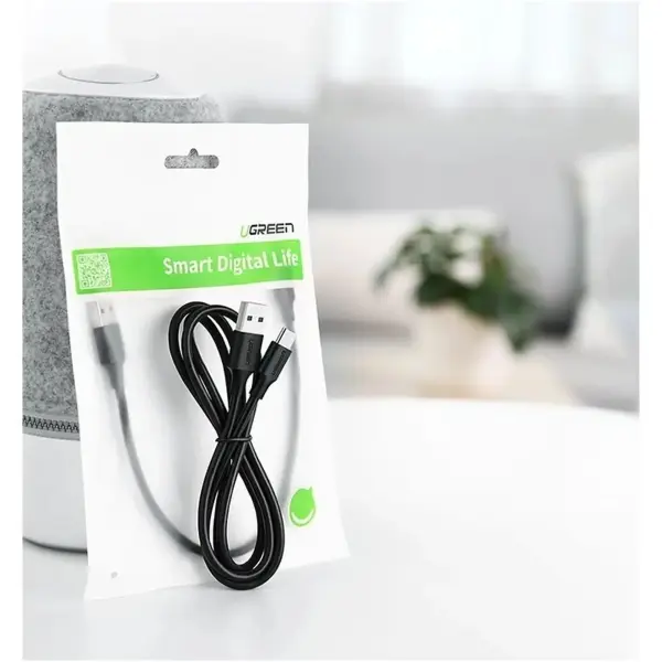 Купити Кабель UGREEN US287 USB2.0 - USB-C 3A 3m Black (60826) - фото 8