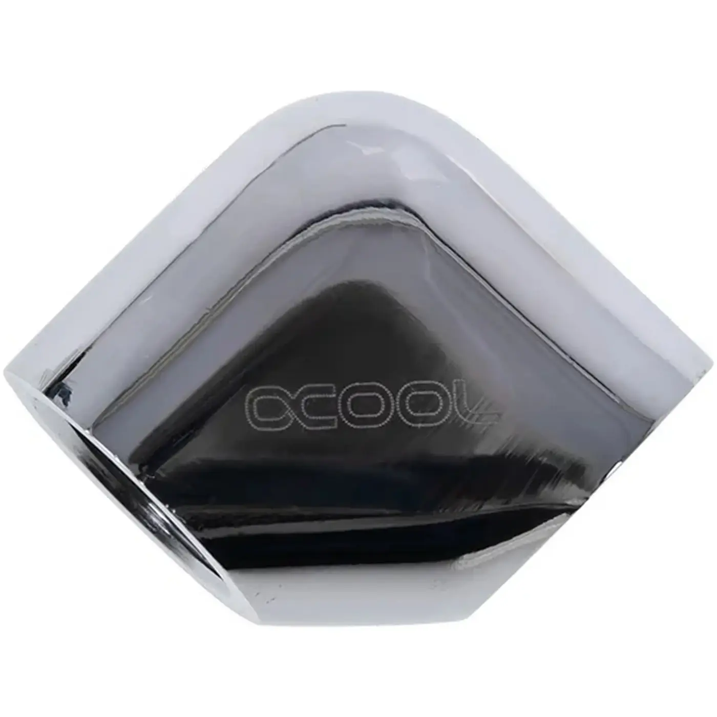 Купить Фитинг Alphacool Eiszapfen G1/4" 90° Female to Female L-Connector Chrome (17259) - фото 2