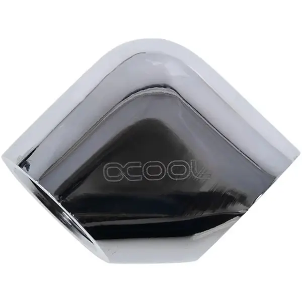Купить Фитинг Alphacool Eiszapfen G1/4" 90° Female to Female L-Connector Chrome (17259) - фото 2