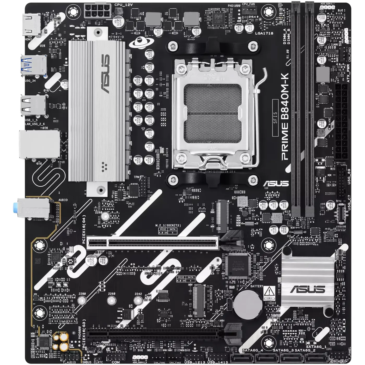 Купити Материнська плата ASUS PRIME B840M-K - фото 2
