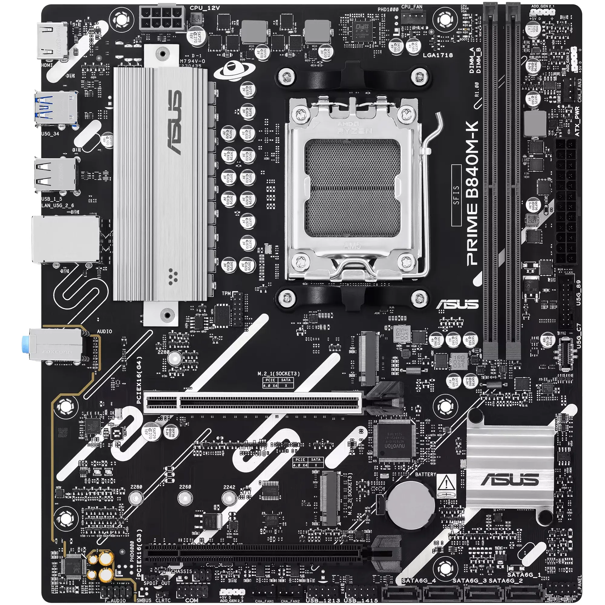 Купити Материнська плата ASUS PRIME B840M-K - фото 2