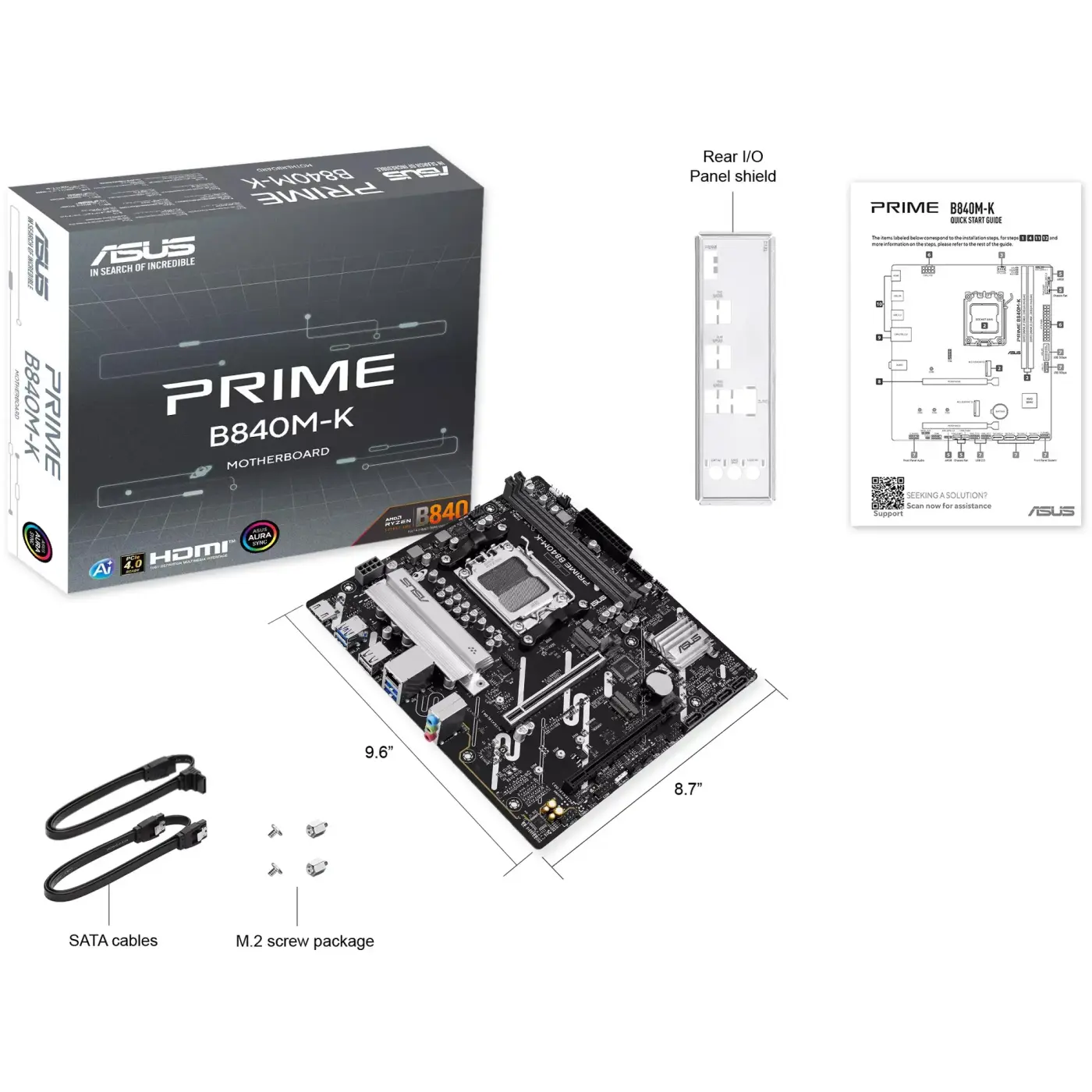 Купити Материнська плата ASUS PRIME B840M-K - фото 8