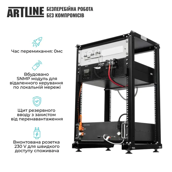 Купить Система хранения энергии Solarverse SVR20-1SV5K1-LES5.1K1-1 5kW 5.1kWh 1BAT LiFePO4 6000 циклов (SVR20-1SV5K1-LES5.1K1-1) - фото 6