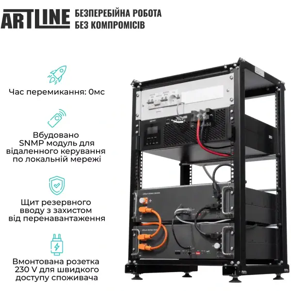 Купить Система хранения энергии Solarverse SVR20-1SV5K1-LES10.2K1-1 5kW 10.2kWh 2BAT LiFePO4 6000 циклов (SVR20-1SV5K1-LES10.2K1-1) - фото 6
