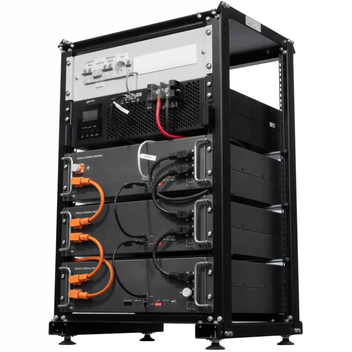 Купить Система хранения энергии Solarverse SVR20-1SV5K1-LES15.3K1-1 5kW 15.4kWh 3BAT LiFePO4 6000 циклов (SVR20-1SV5K1-LES15.3K1-1) - фото 2