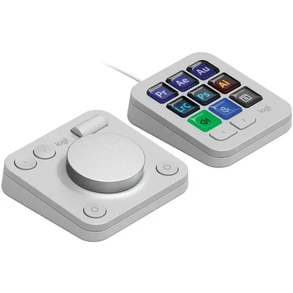 Купить Клавиатура Logitech MX Creative Console Pale Gray (920-012932) - фото 2