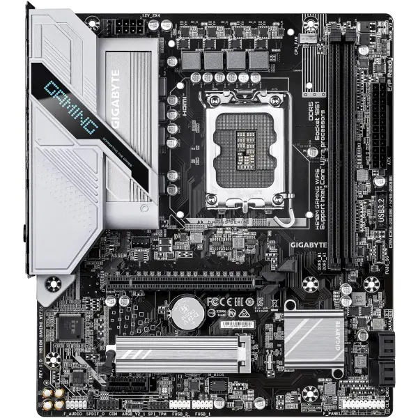 Купити Материнська плата GIGABYTE H810M GAMING WIFI6 (s1851, Intel H810, DDR5, mATX) - фото 2