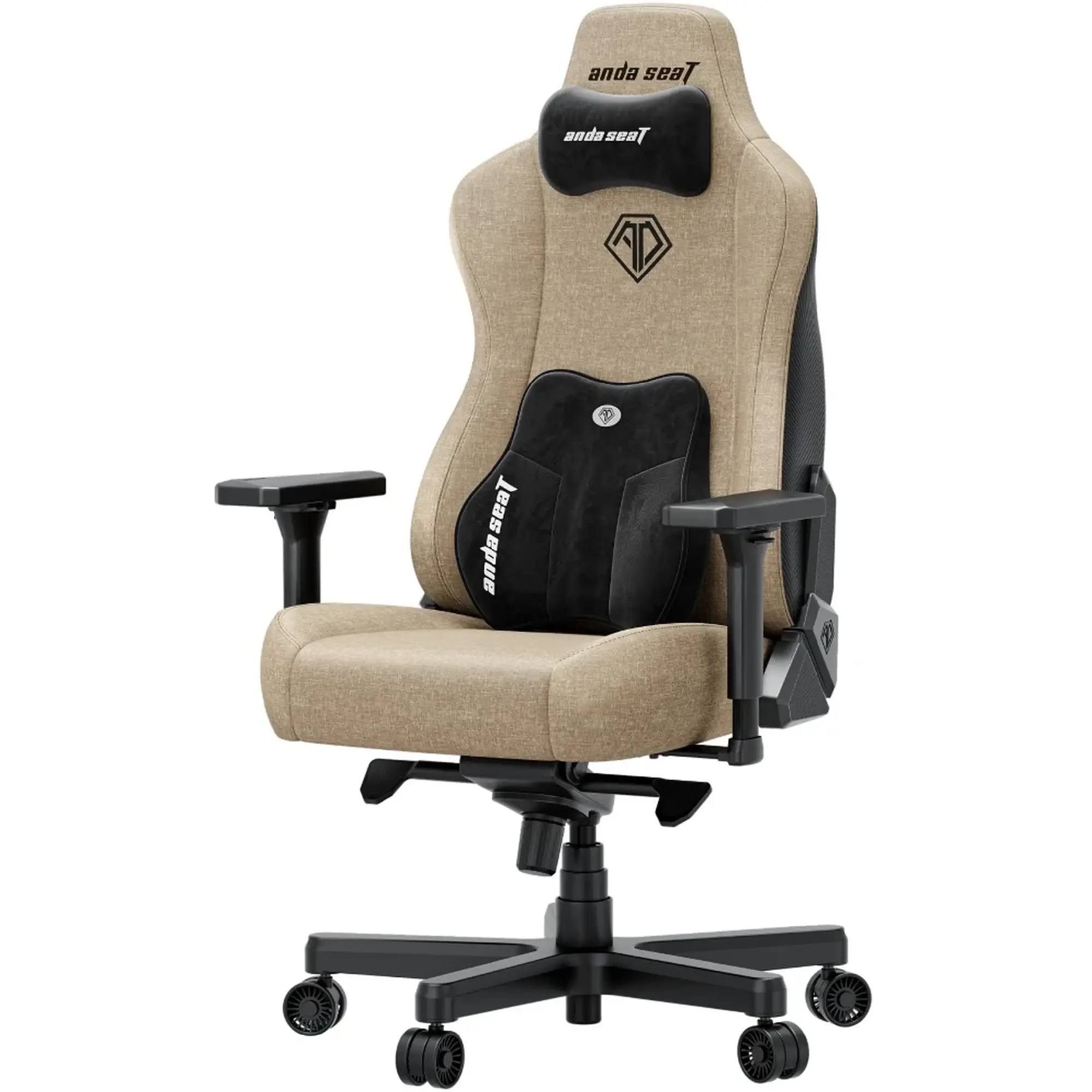 Купить Кресло для геймеров Anda Seat Kaiser 3E XL Dark Beige Fabric (AD23YC-XL-09-H-CF-H01) - фото 3