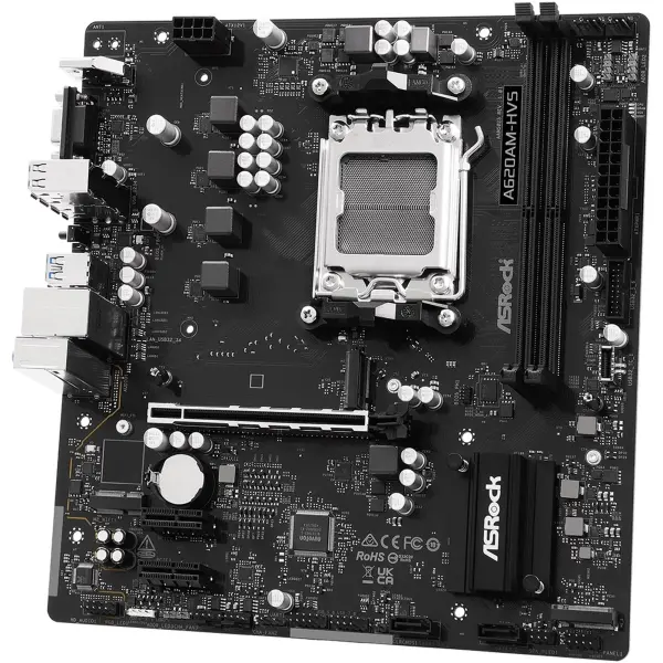 Купить Материнская плата ASRock A620AM-HVS (sAM5, AMD A620, DDR5, mATX) - фото 4