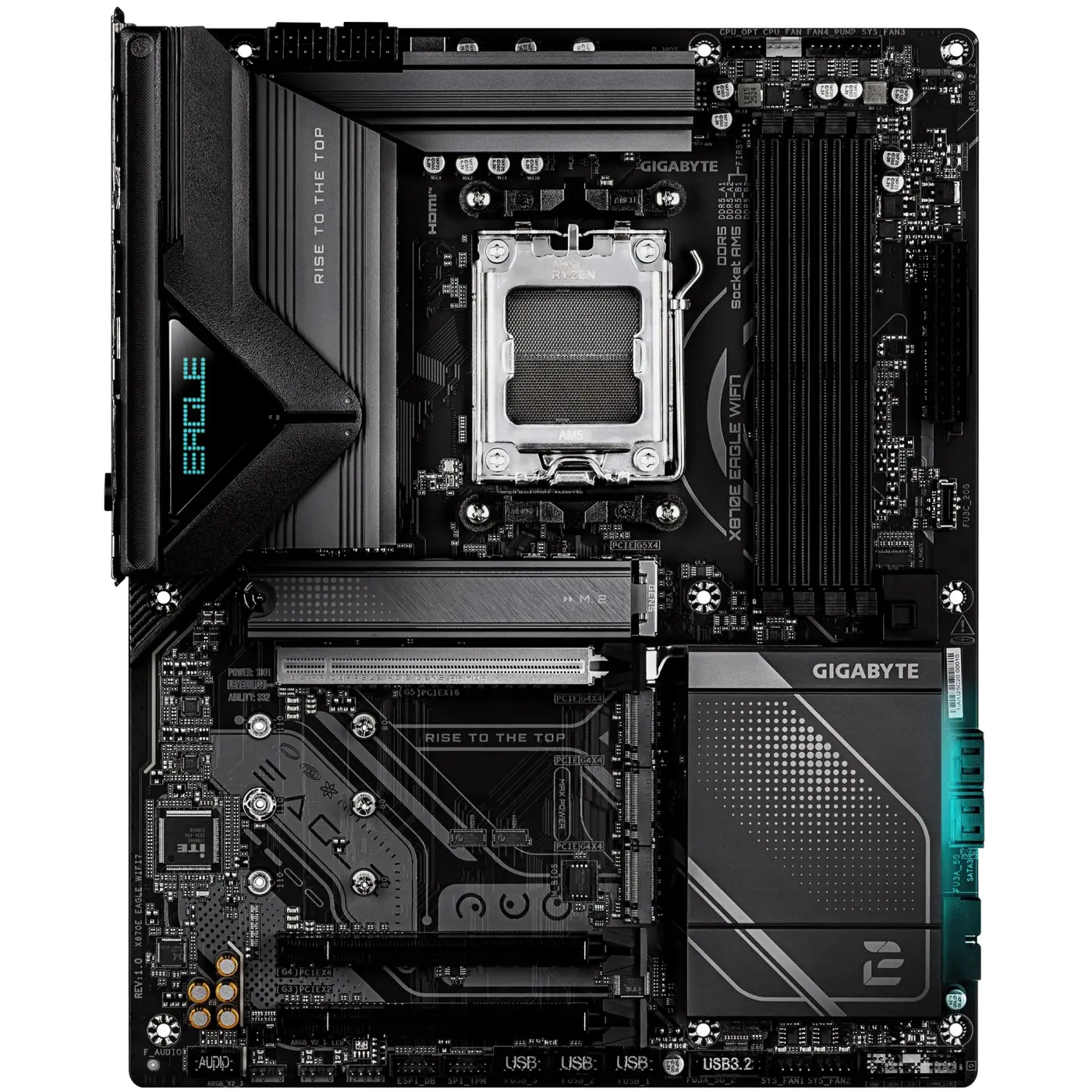 Купить Материнская плата GIGABYTE X870E EAGLE WIFI7 (sAM5, AMD X870E, DDR5, ATX) - фото 2