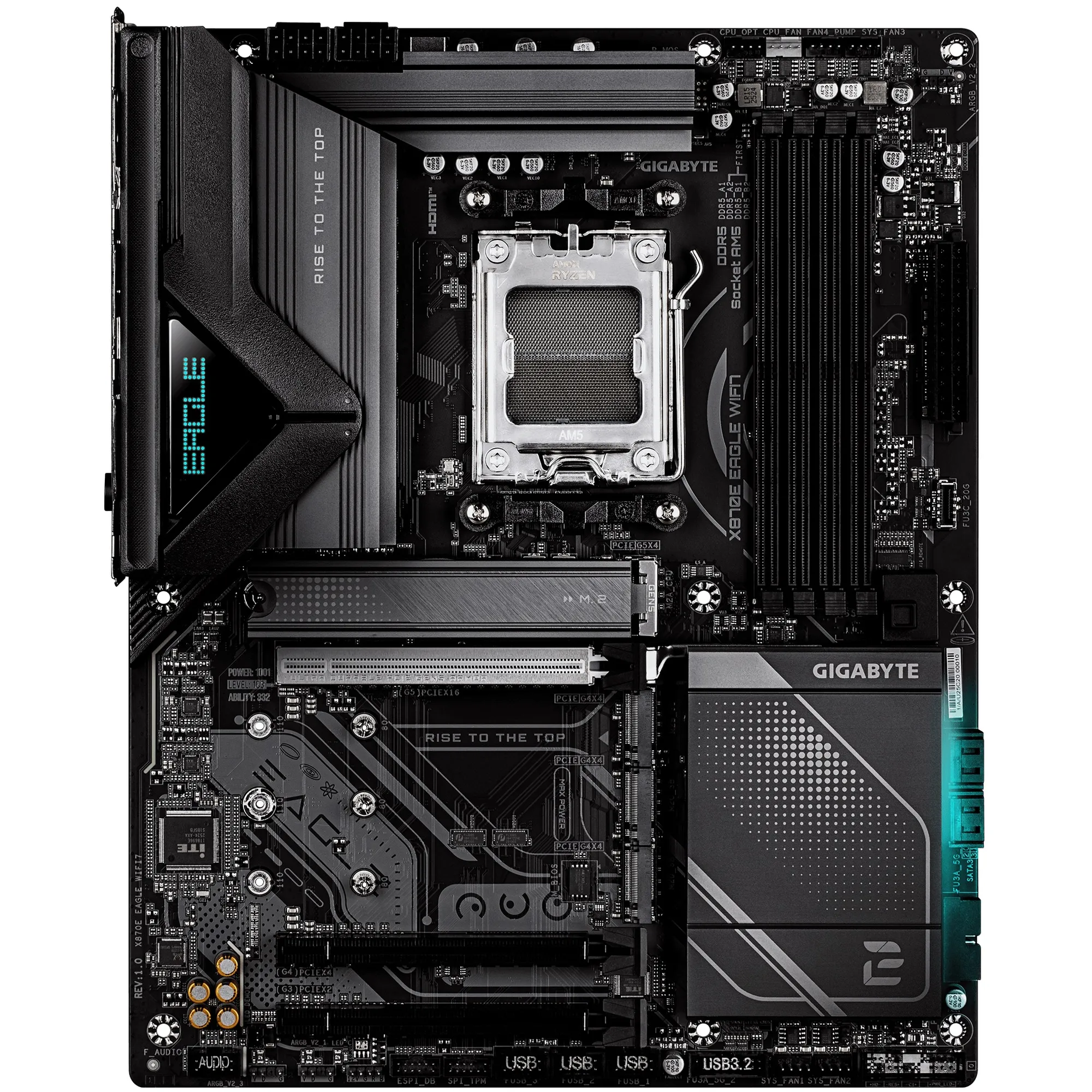 Купить Материнская плата GIGABYTE X870E EAGLE WIFI7 (sAM5, AMD X870E, DDR5, ATX) - фото 2