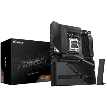 Купити Материнська плата GIGABYTE X870 AORUS STEALTH (sAM5, AMD X870, DDR5, ATX) - фото 1