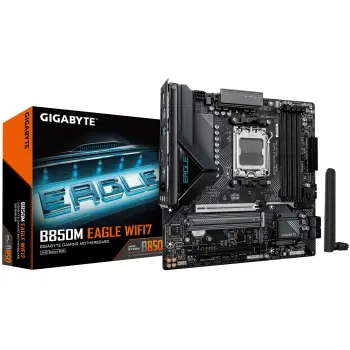 Купить Материнская плата GIGABYTE B850M EAGLE WIFI7 (sAM5, AMD B850, DDR5, mATX) - фото 1