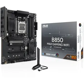 Купить Материнская плата ASUS B850 MAX GAMING WIFI (sAM5, AMD B850, DDR5, ATX) - фото 1
