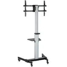 Купити Мобільна стійка для телевізора Kivi Cart-4446TW 37"-86" підлогова з нахилом - фото 4