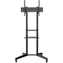 Купити Мобільна стійка для телевізора Kivi Cart-T1040 37"-70" підлогова з полицею - фото 2