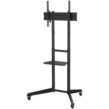 Купити Мобільна стійка для телевізора Kivi Cart-T1040 37"-70" підлогова з полицею - фото 3