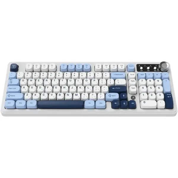 Купити Клавіатура Ajazz AF98 PLUS Glacier Blue (AF98-PLUS-GB) - фото 2