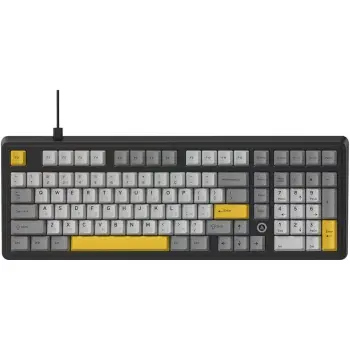 Купить Клавиатура Ajazz AK980 MAX Magnetic switches Black Gray Yellow (AK980-MAX-M-BGY) - фото 1