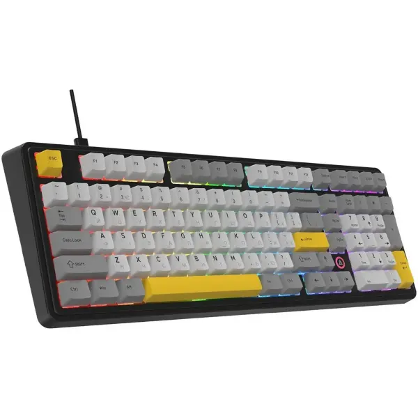 Купить Клавиатура Ajazz AK980 MAX Magnetic switches Black Gray Yellow (AK980-MAX-M-BGY) - фото 3