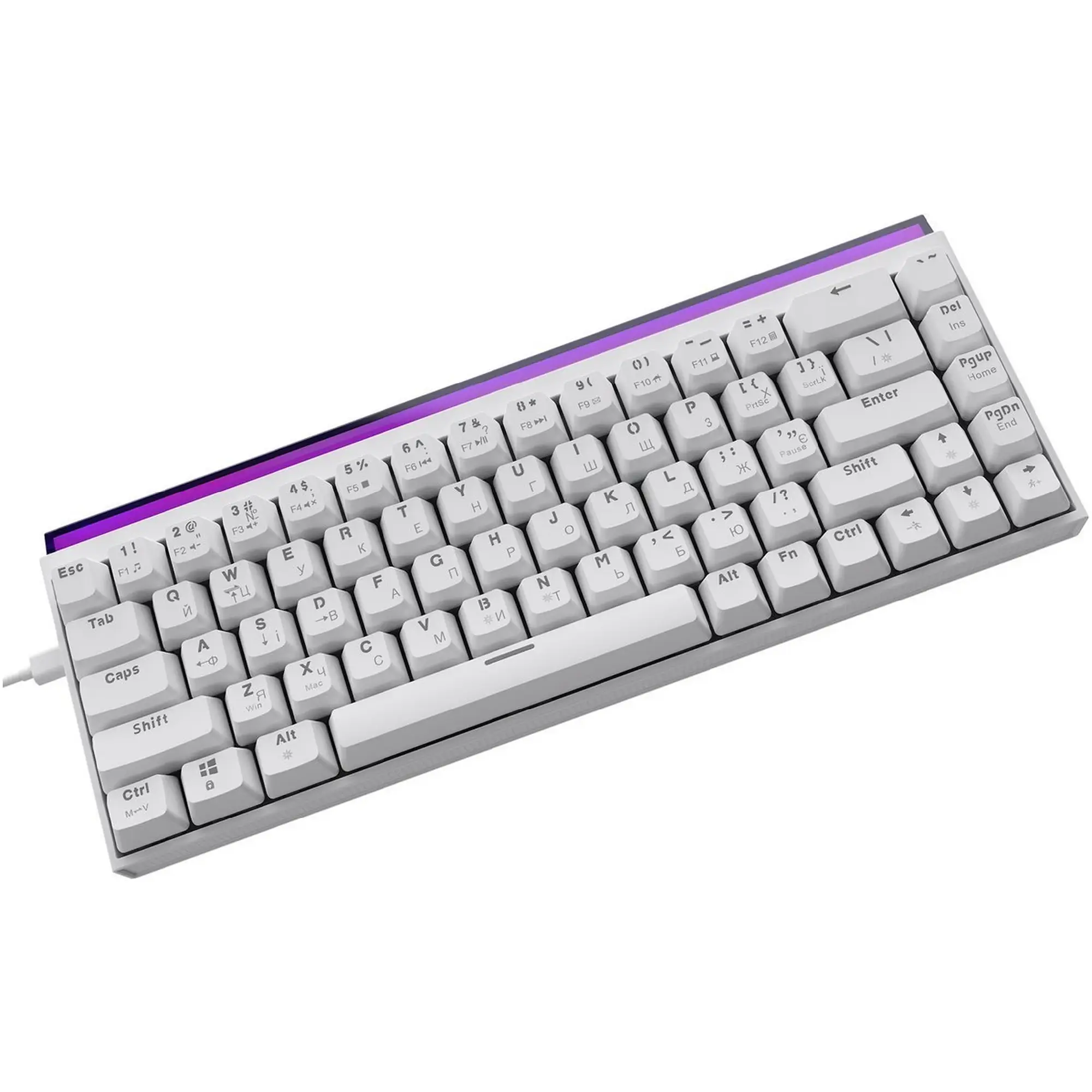 Купить Клавиатура Ajazz NK68 Red switches White (NK68-R-W) - фото 5