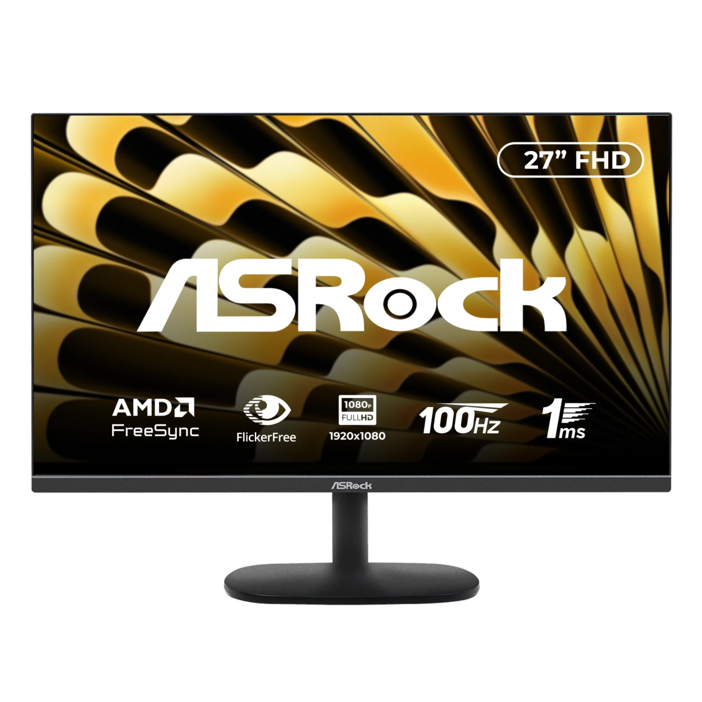 Купить Монитор ASRock 27" CL27FF HDMI, VGA, IPS, 100Hz, 1ms 1920х1080 - фото 1
