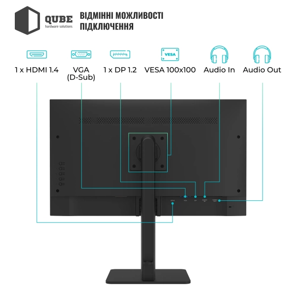 Купить Монитор 27" Qube B27F120HS - фото 3