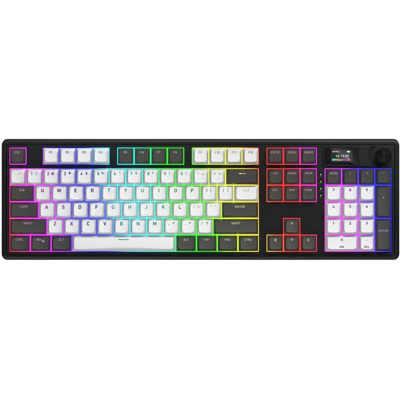 Купити Клавіатура Hator Skyfall 100 PRO Wireless ENG Black Silent Switches (HTK4101EU) - фото 1