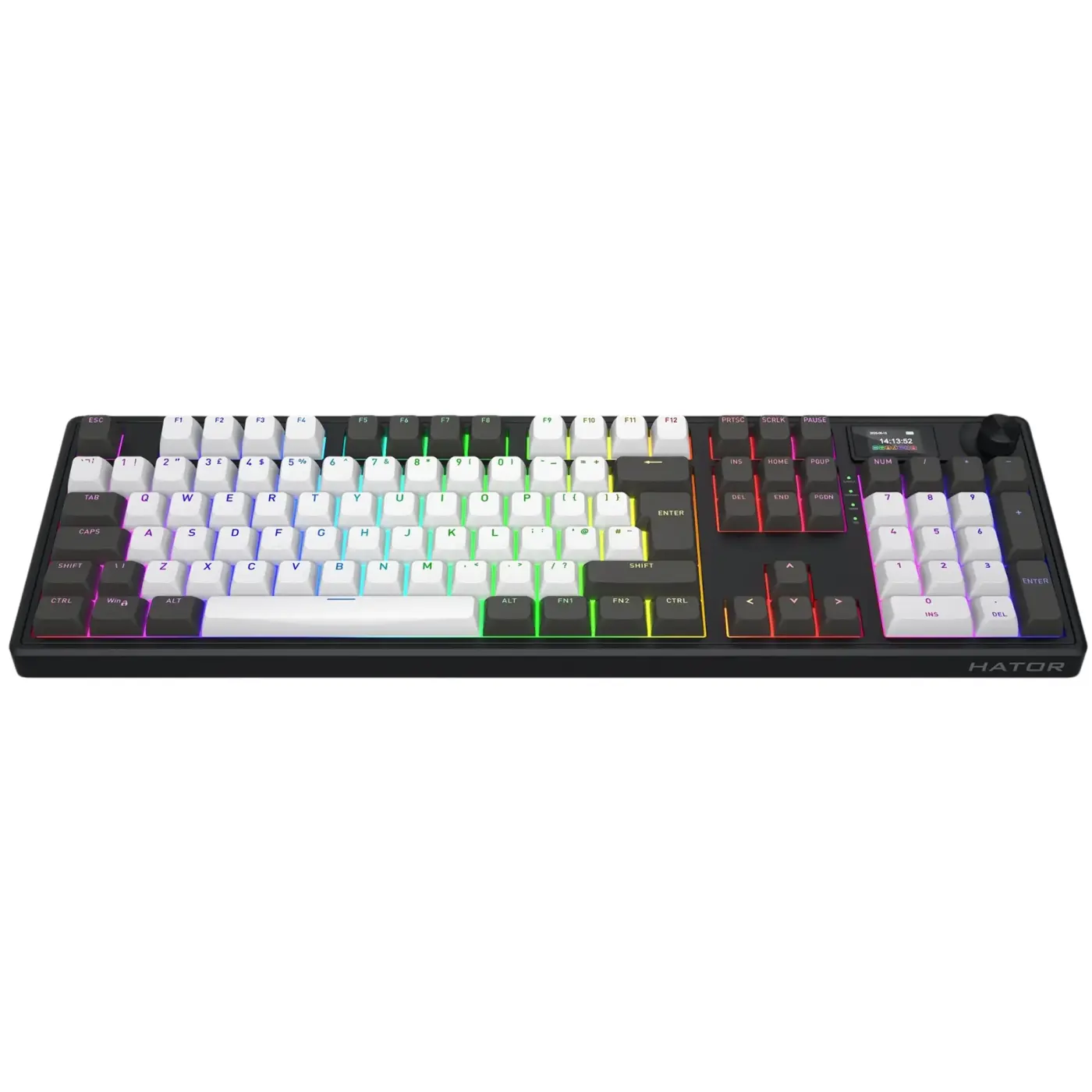 Купити Клавіатура Hator Skyfall 100 PRO Wireless ENG Black Silent Switches (HTK4101EU) - фото 5