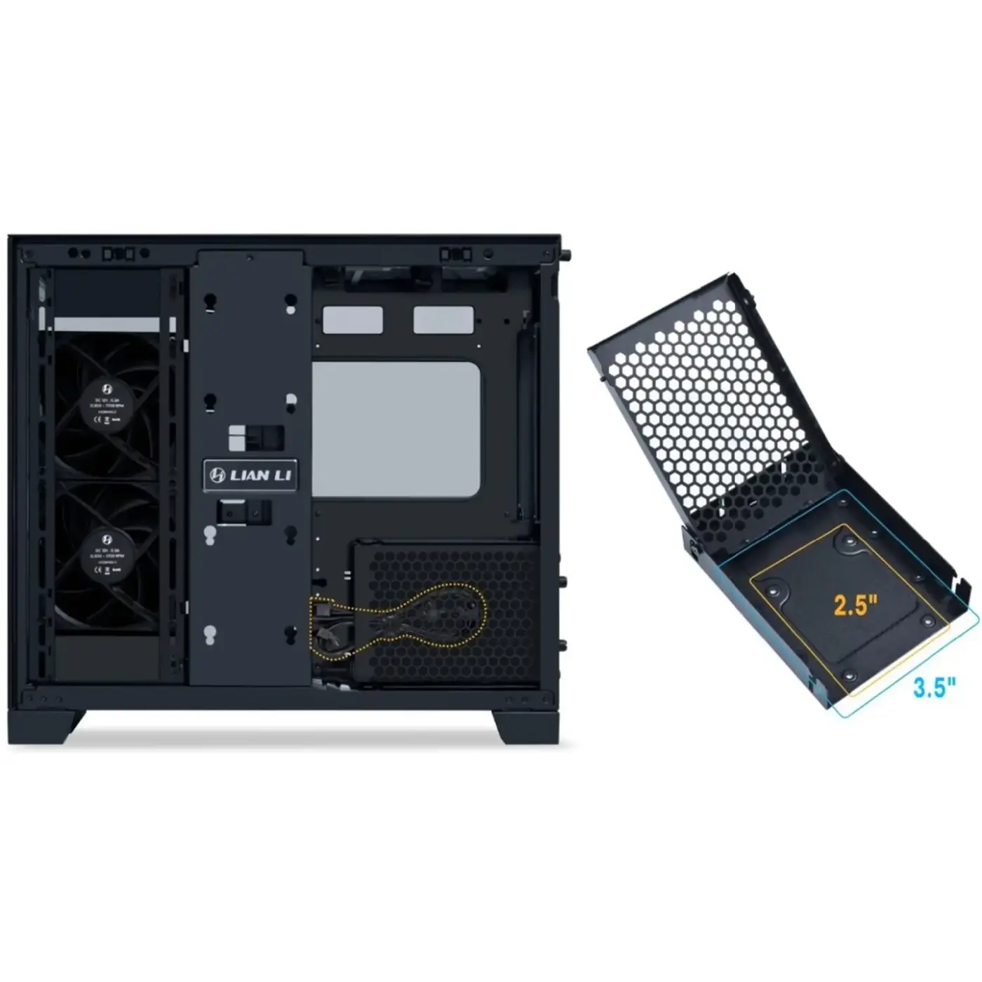 Купить Корпус Lian Li O11 Dynamic Mini V2 Black (G99.O11DMIV2X.00) - фото 5