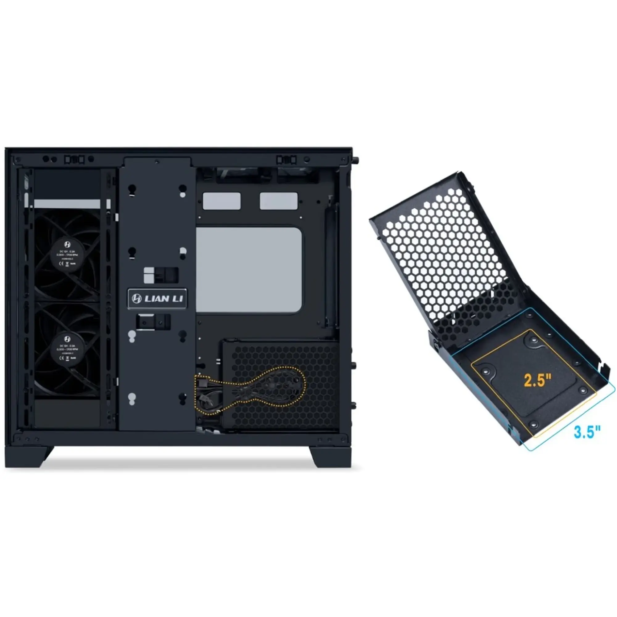 Купить Корпус Lian Li O11 Dynamic Mini V2 Black (G99.O11DMIV2X.00) - фото 5